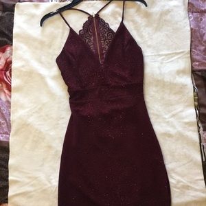 Windsor Maroon/purple Dress NWOT